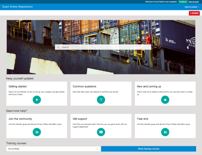 Exact Online Help Center